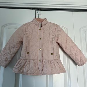 Janie and Jack Pink Quilted Jacket